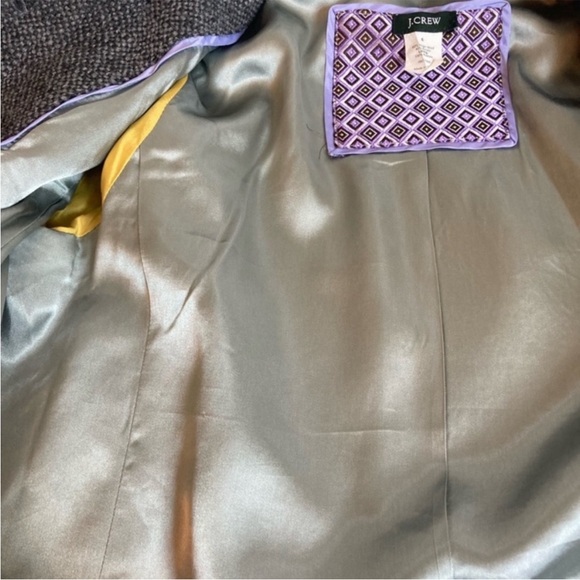 J. Crew Grey Tweed lined jacket - Picture 9 of 10
